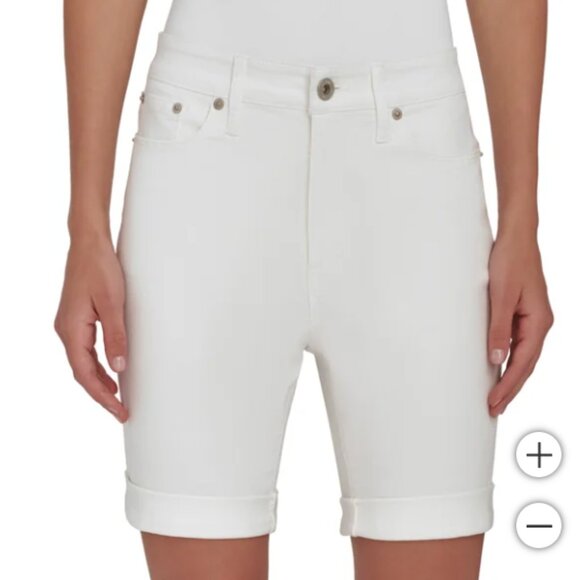 DKNY Jeans Pants - DKNY Women's Denim Bermuda Short White Size 4